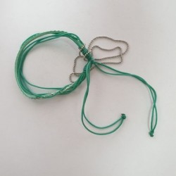 Bracelet vert et argent - Nusa Dua