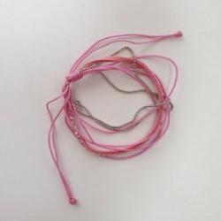 Bracelet rose et argent - Nusa Dua