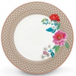 Assiette plate - Floral 2 kaki - Pip Studio - 26.5 cm