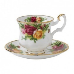 Tasses et sous tasse à café - Old Country Roses - Royal Albert - 15 cl