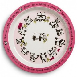 Assiette en mélamine - Pandas - Tyrrell Katz