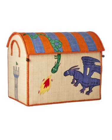 Maison Range jouets - Rice - Dragons - Grand modèle - BSHOU-LDRA