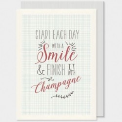 Carte postale - Typography - East of India - Start each day