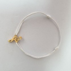 Bracelet Clé de Sol - Blanc - Nusa Dua