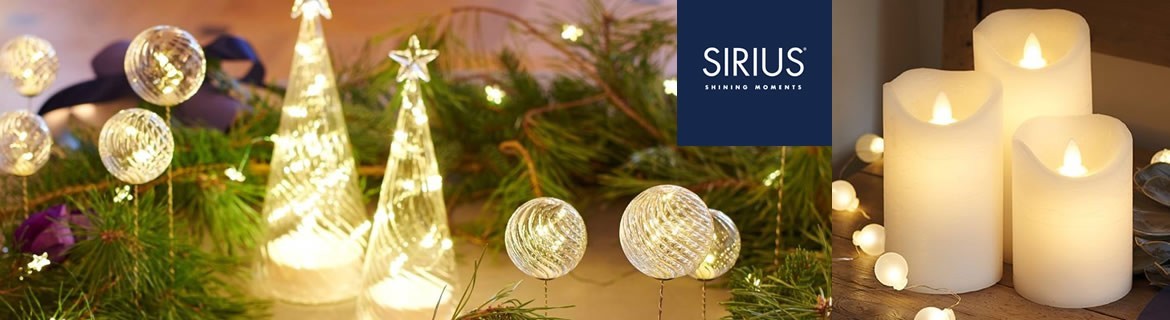 Acheter des décorations de Noël lumineuses Sirius au meilleur prix