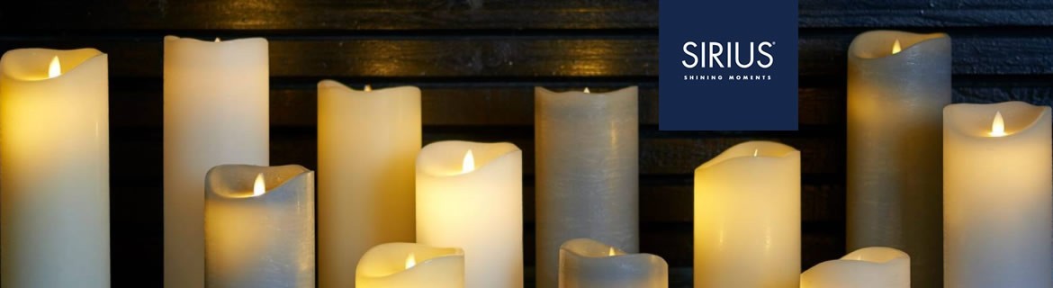 Acheter des bougies à LED Sirius et des décorations de Noël lumineuses